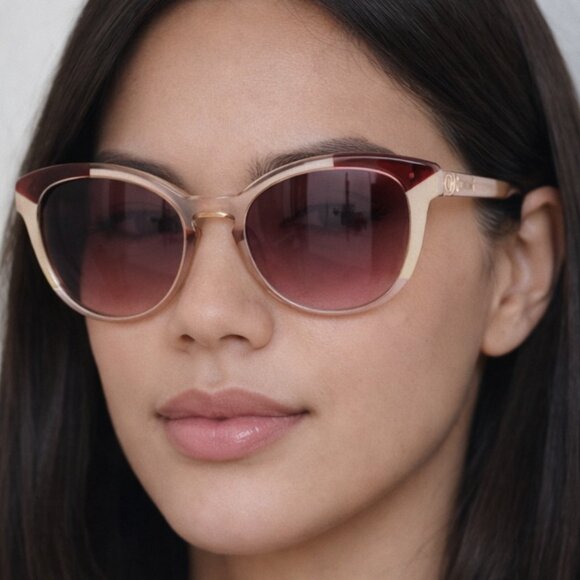 Carolina Herrera Sunglasses CH0053 Cat Eye Designer NEW main image 4